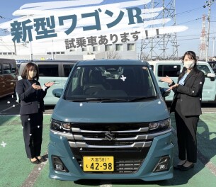 新型ワゴンR　試乗車が届きました！